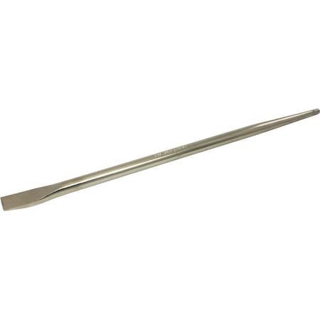 Gray Tools Pinch Bar, 3/4" Width Of Cut X 5/8" Shank X 18" Long, Nickel Plate C66